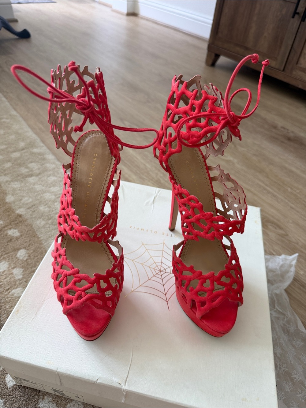 Charlotte Olympia Goodness Gracious Reef Heels sz 40 - Picture 6 of 12